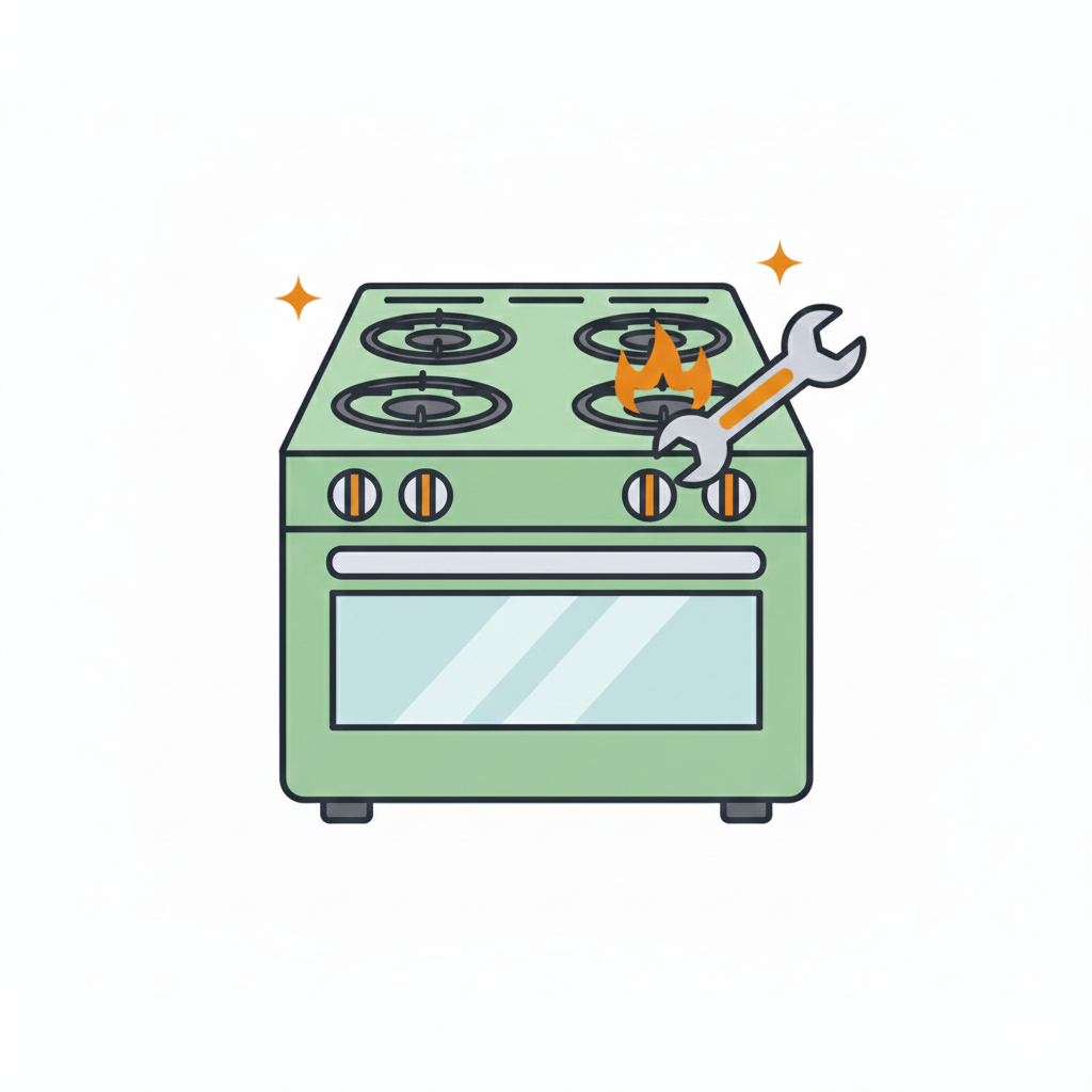 Stove Repair Icon